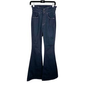 NWT Veronica Beard Womens Size 26 Sheridan Exaggerated Flare Jeans Indigo